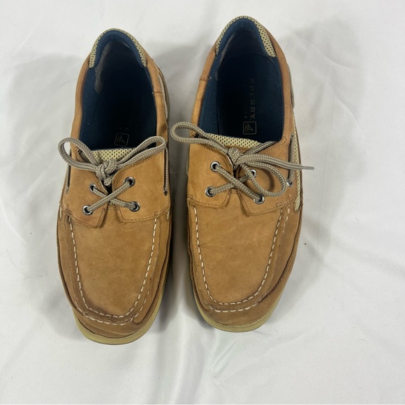 Sperry Men's Brown Boat Shoes - Picture 2 of 8